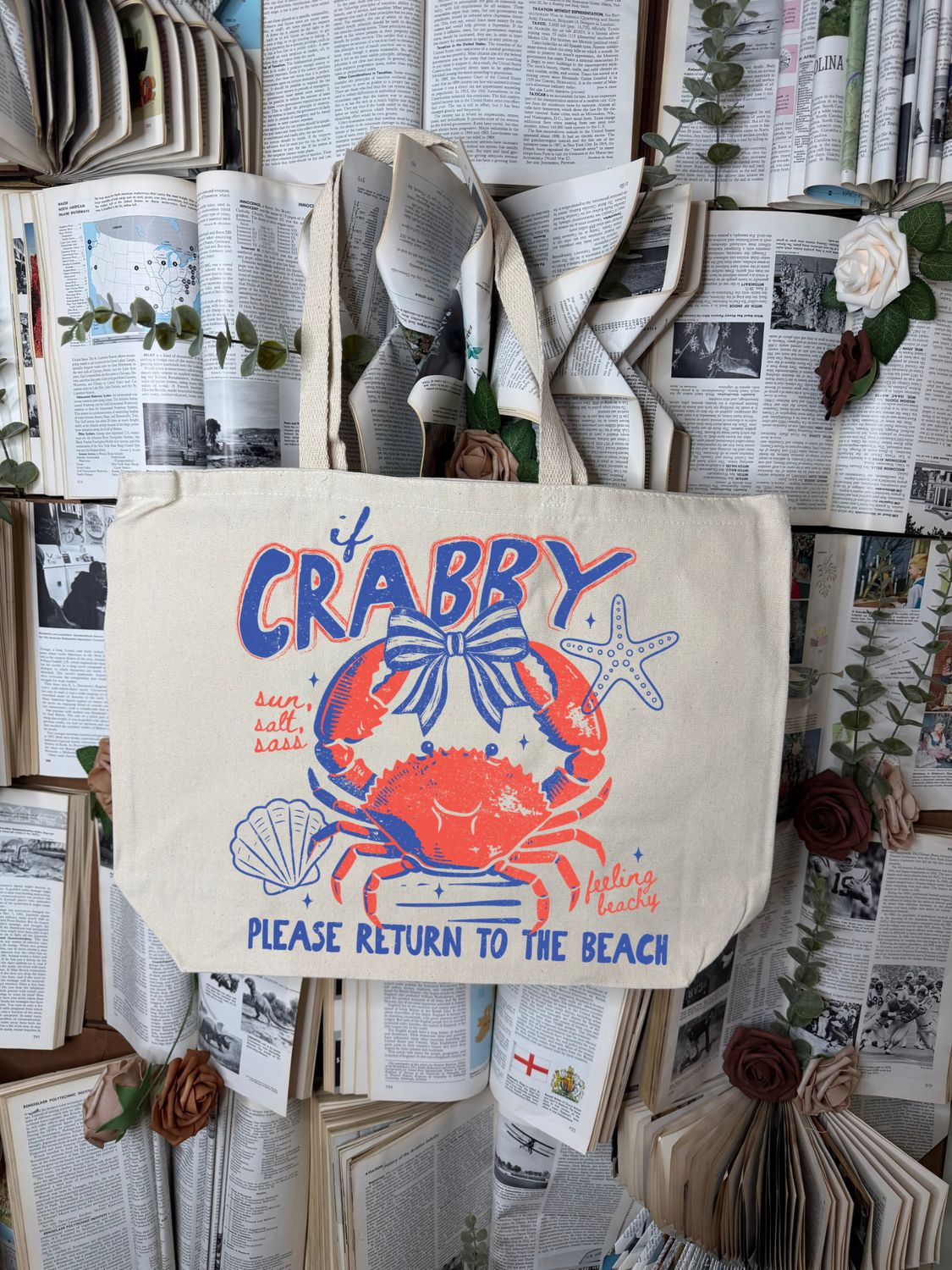 Large Crabby Tote