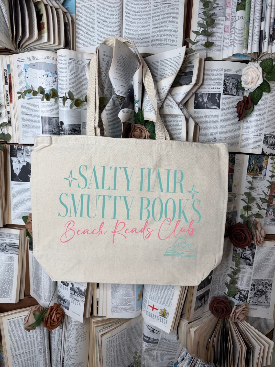 Large Salty Hair Tote