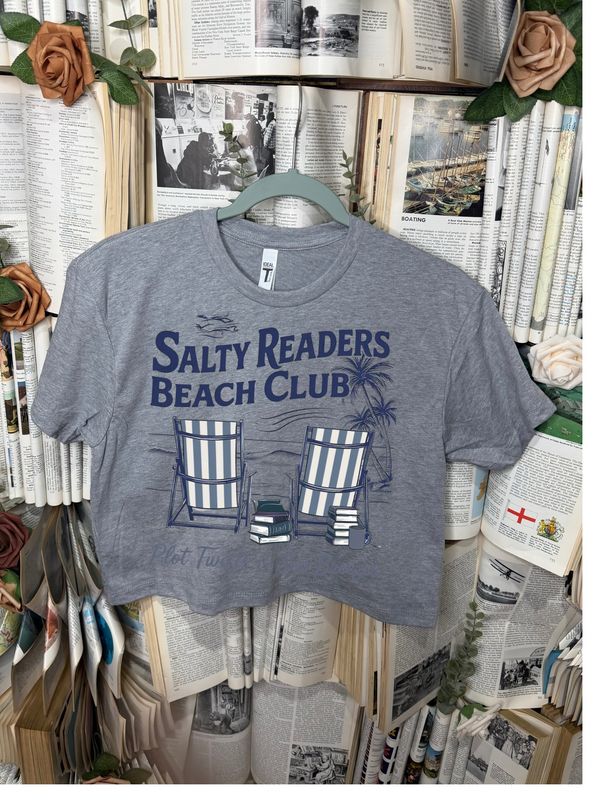 Cropped Salty Readers Tee