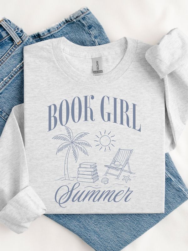 Book Girl Summer Crewneck