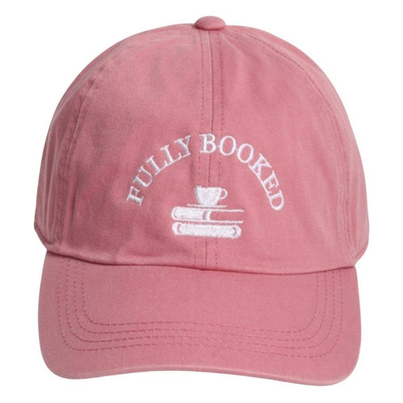 FULLY BOOKED EMB WASHED BASEBALL CAP, LCAP 5767