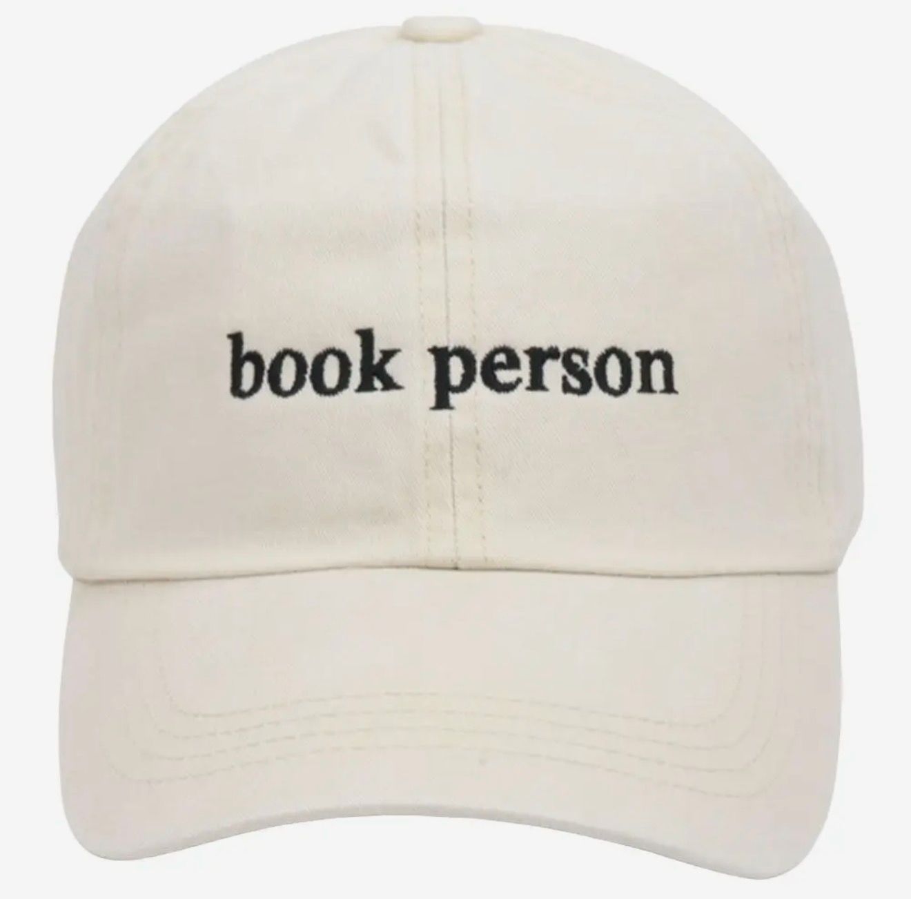 BOOK PERSON EMB WASHED BASEBALL CAP, LCAP 5771