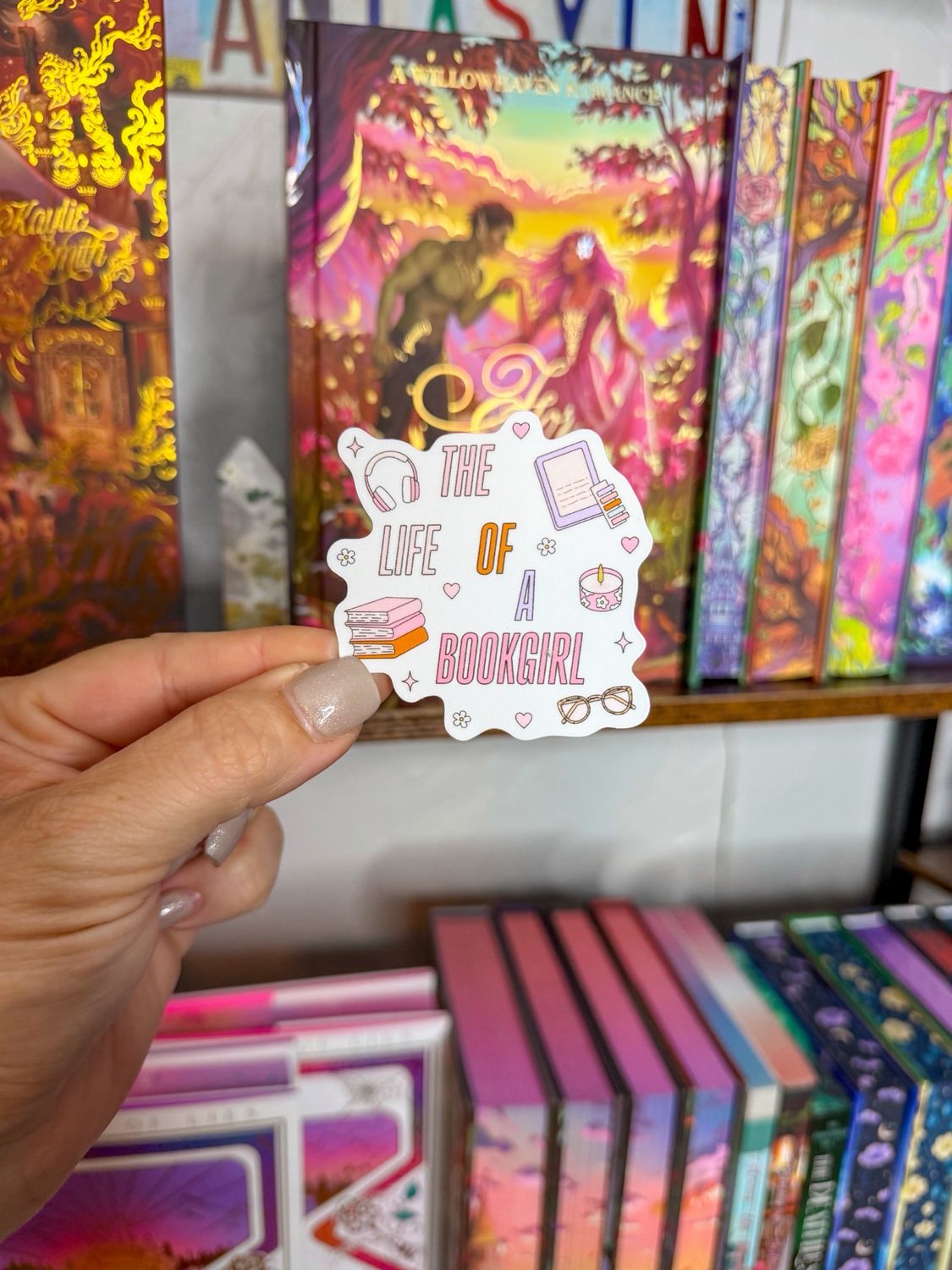 Life Of A Book Girl Sticker
