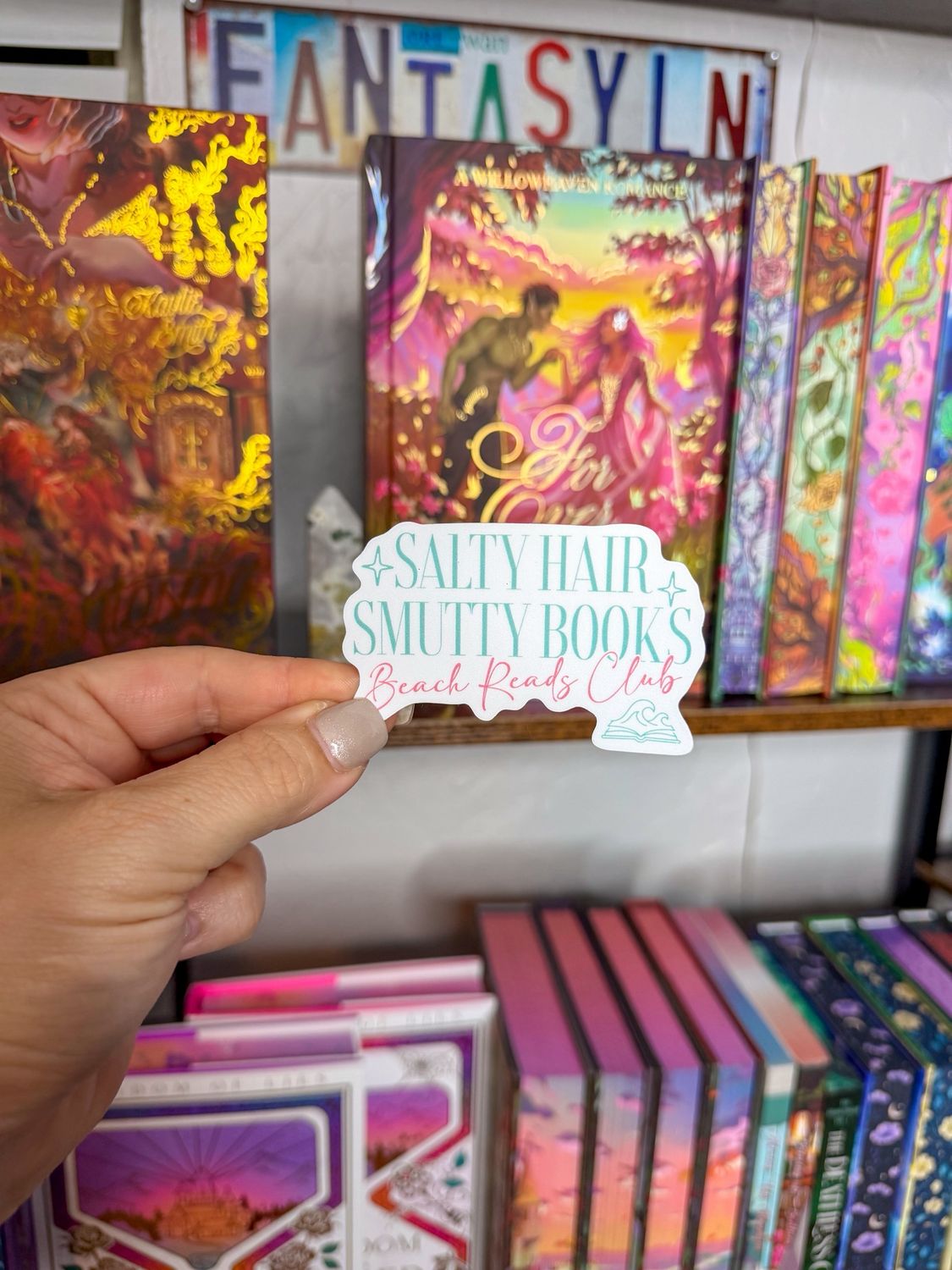 Salty Hair Sticker
