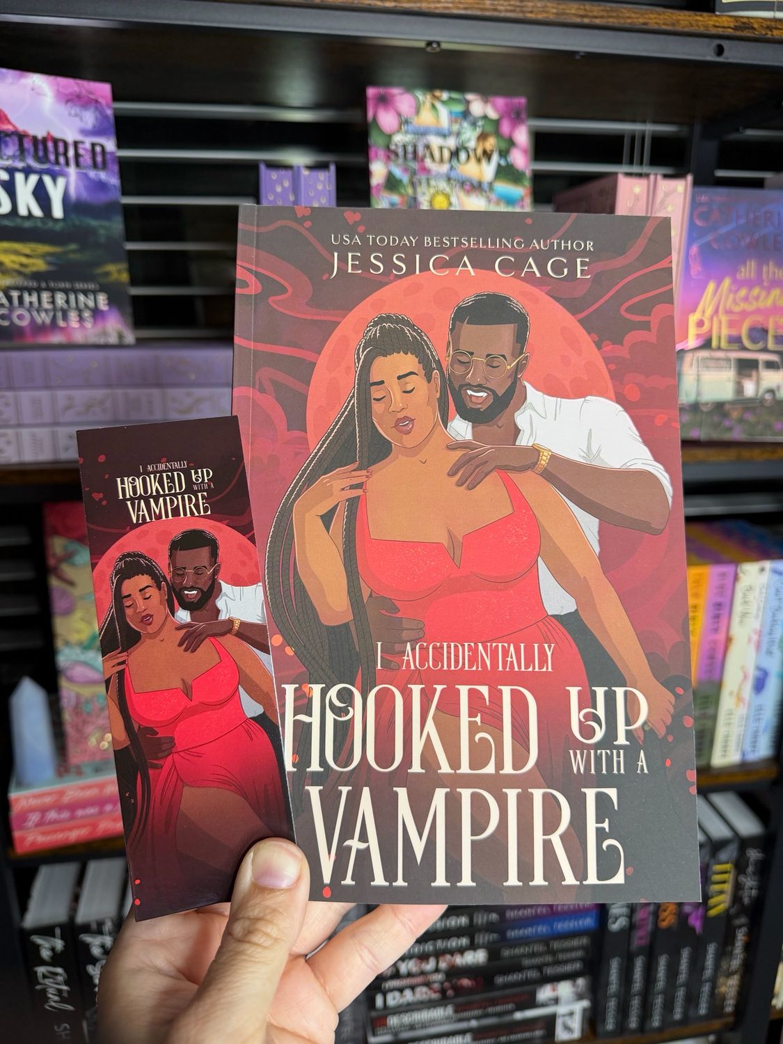 I Accidentally Hooked Up With A Vampire- With Bookmark- Jessica Cage