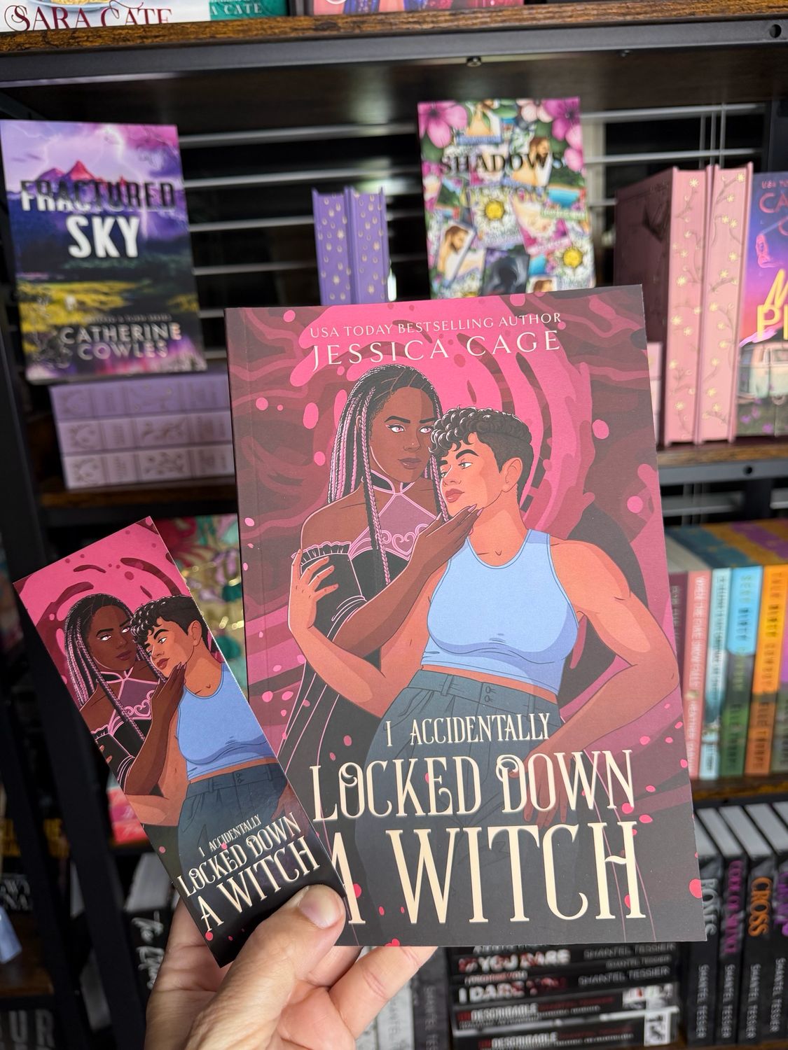 I Accidentally Locked Down A Witch- With Bookmark- Jessica Cage