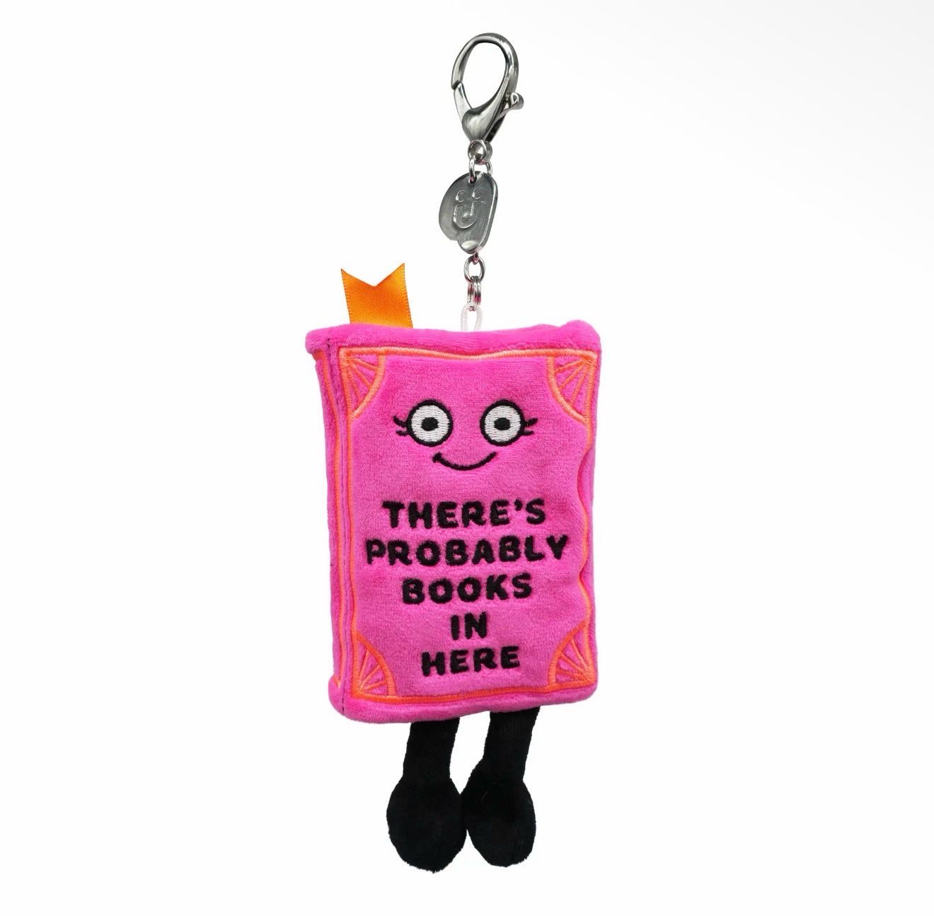 “There’s Probably Books In Here” Book Plush Bag Charm