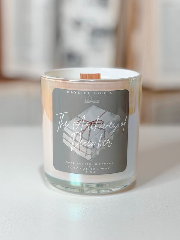 12 Oz The Archives Of December Candle