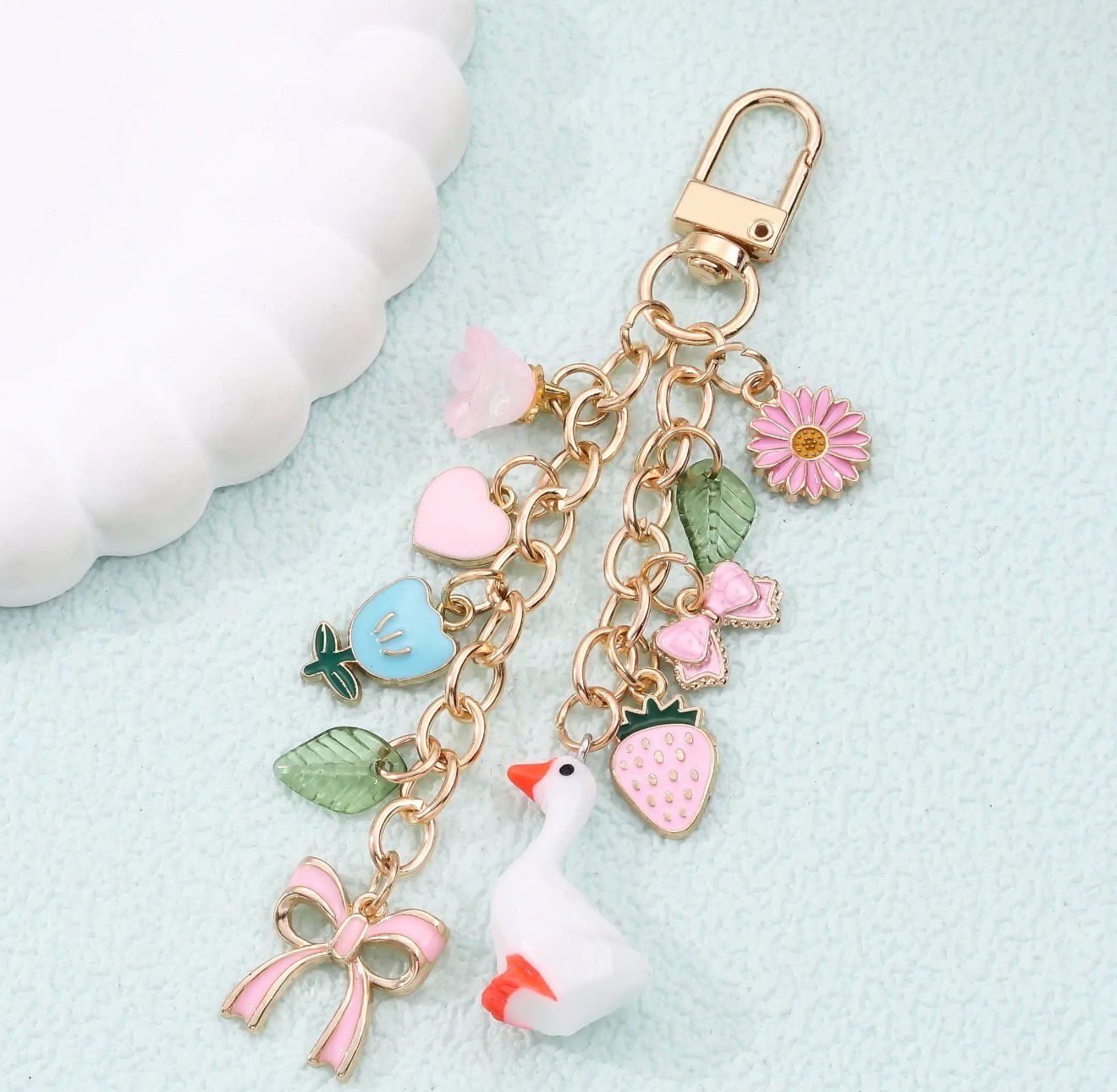 Coquette Goose Kindle/Phone Charm