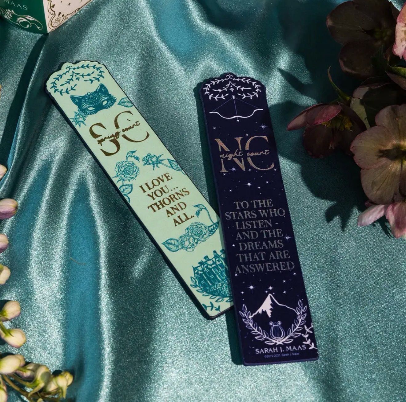 Spring Court / Night Court Reversible Bookmark