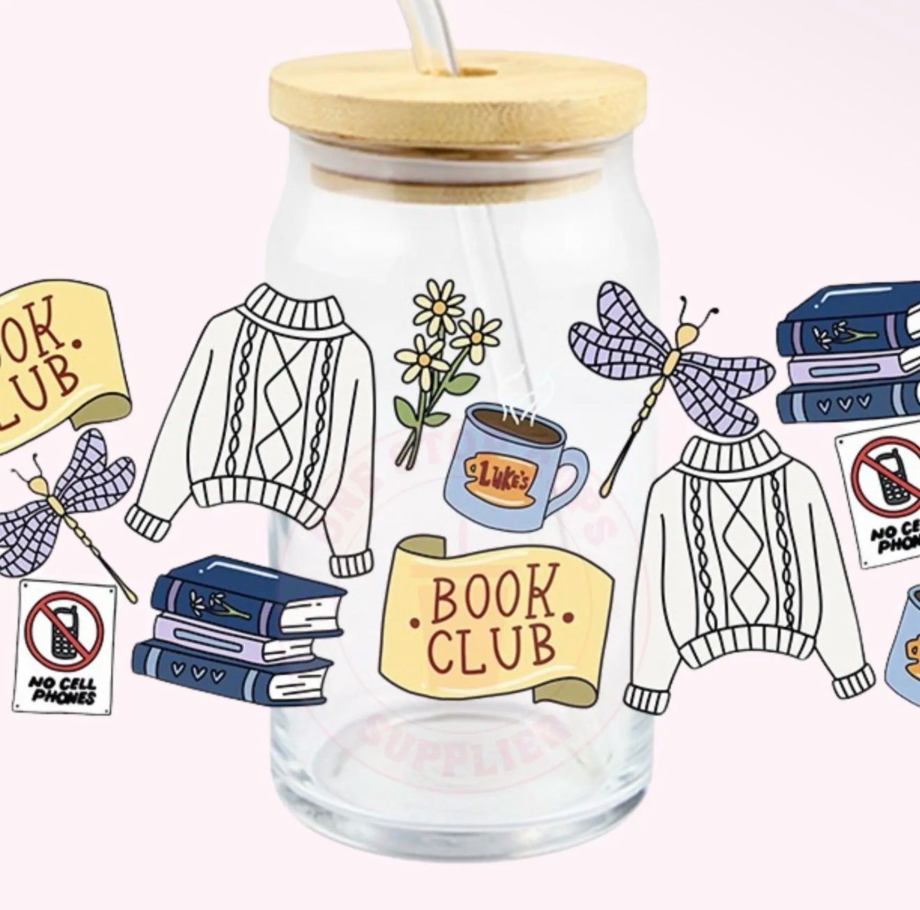 Rory’s Book Club Frosted Tumbler