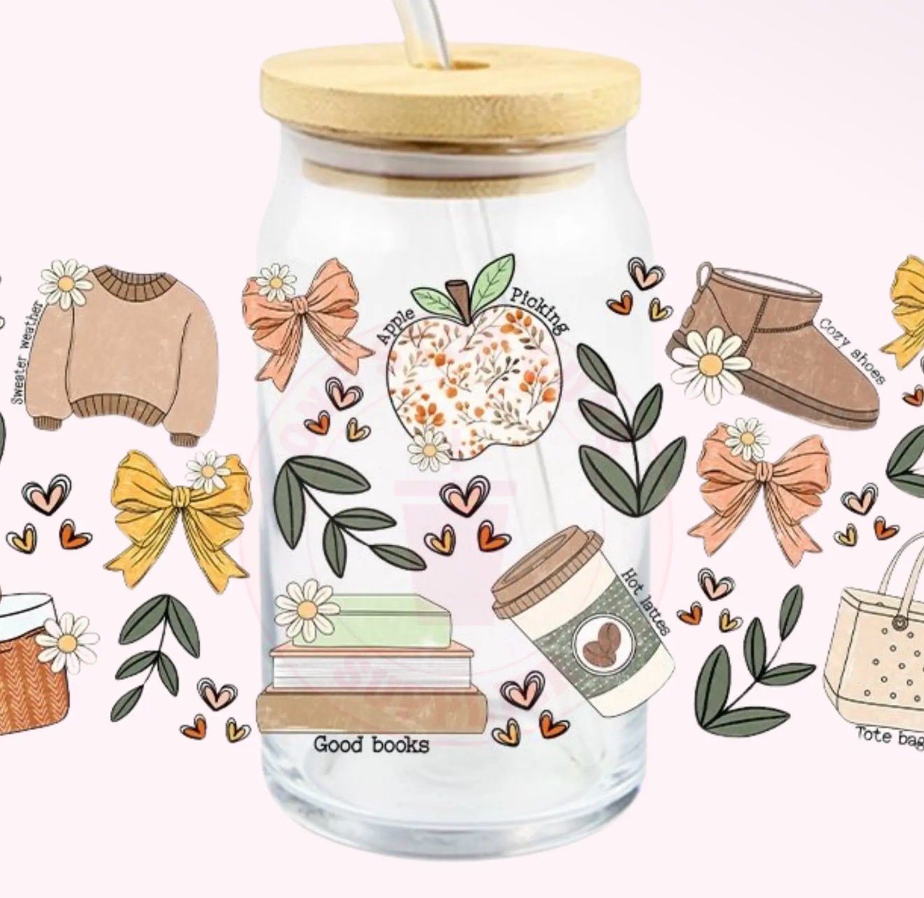 Cozy Autumn Girlie Frosted Tumbler