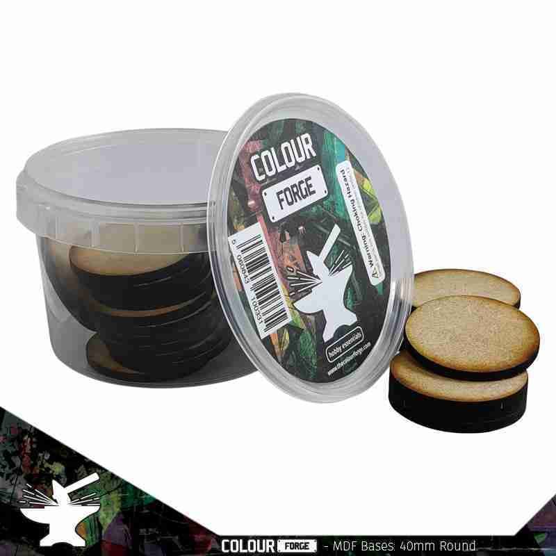 MDF Bases - 40mm Round (30)