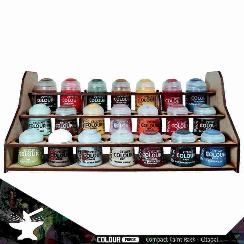 Compact Paint Rack (Citadel Sized Pots)