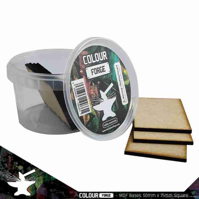 MDF Bases - 50x75mm Rectangular (8)