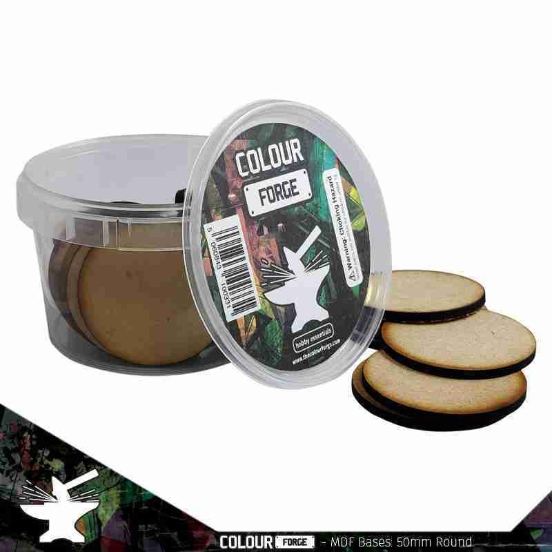 MDF Bases - 50mm Round (25)