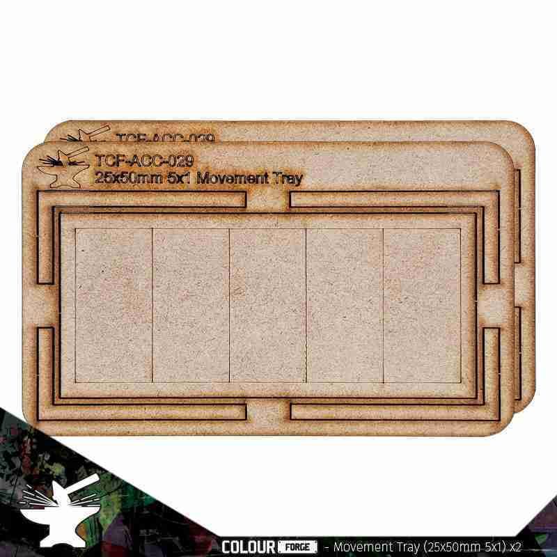 Movement Tray 25x50mm (5 x 1)