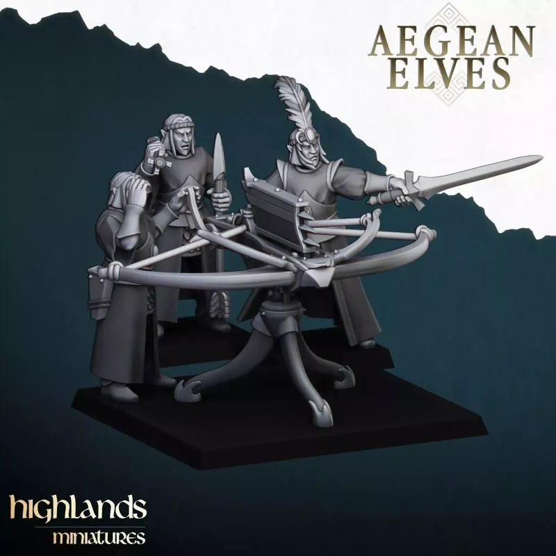Aegean Elves Ballista - Highlands Miniatures - Aegean Elves