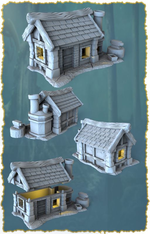Middle ages 5  , stl file For Fantasy and Medieval