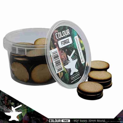 MDF Bases - 32mm Round (60) MDF Bases - 32mm Round (60)