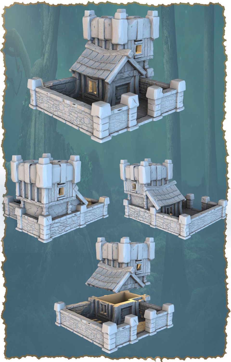 Middle ages 1  , stl file For Fantasy and Medieval