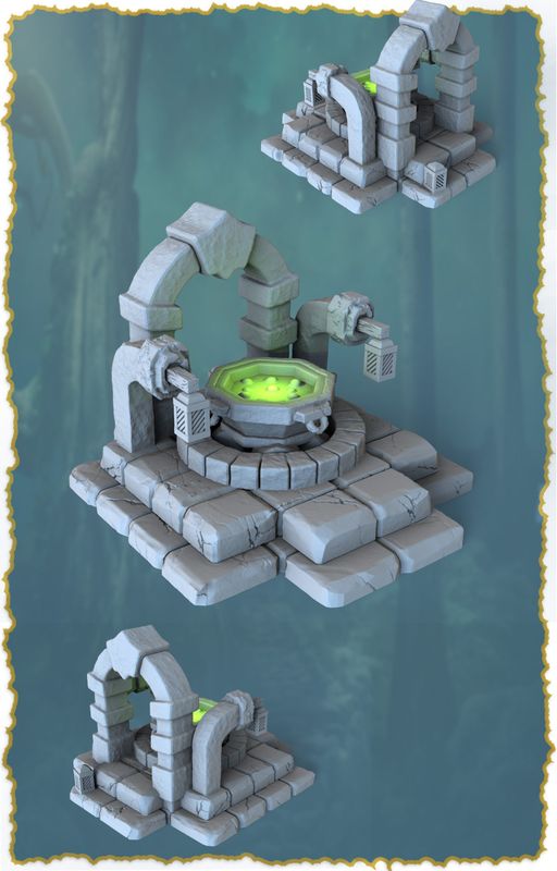Middle ages 8  , stl file For Fantasy and Medieval