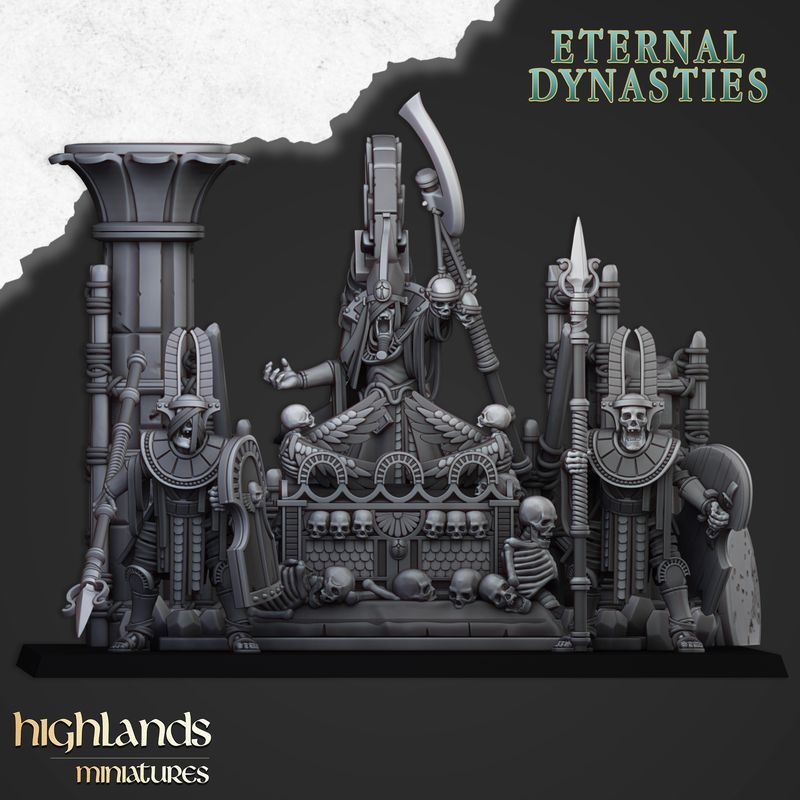 Sunken Pharaoh's Funeral Ship - Highlands Miniatures - Eternal Dynasties