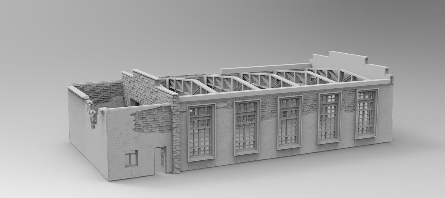 Factory Scatter 3 , stl file WW2, Modern Warfare , Apocalypse