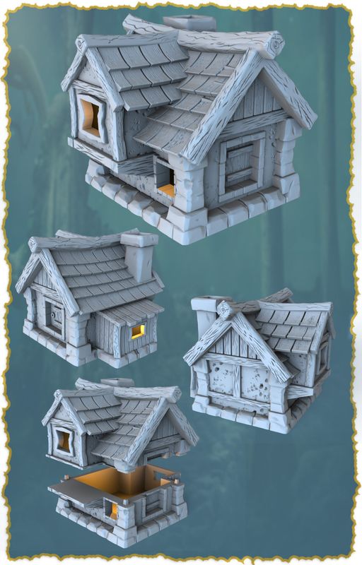 Middle ages 3  , stl file For Fantasy and Medieval