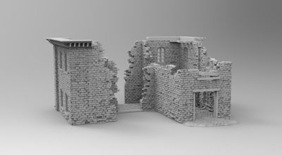 Factory Scatter 4 , stl file WW2, Modern Warfare , Apocalypse