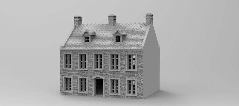 Eglise House 8 , stl file WW2, Modern Warfare