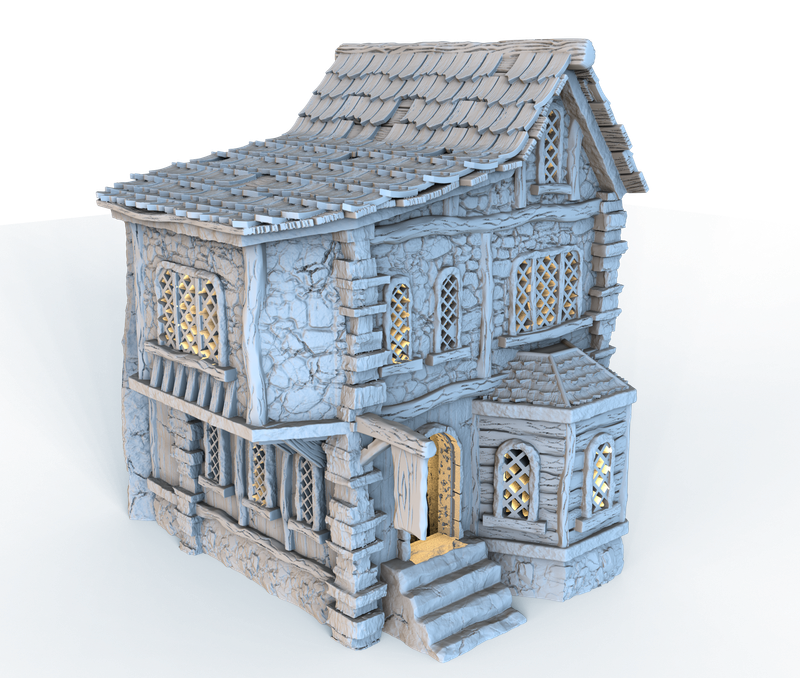 Medieval Cosy Corner 1 , stl file For Fantasy and Medieval
