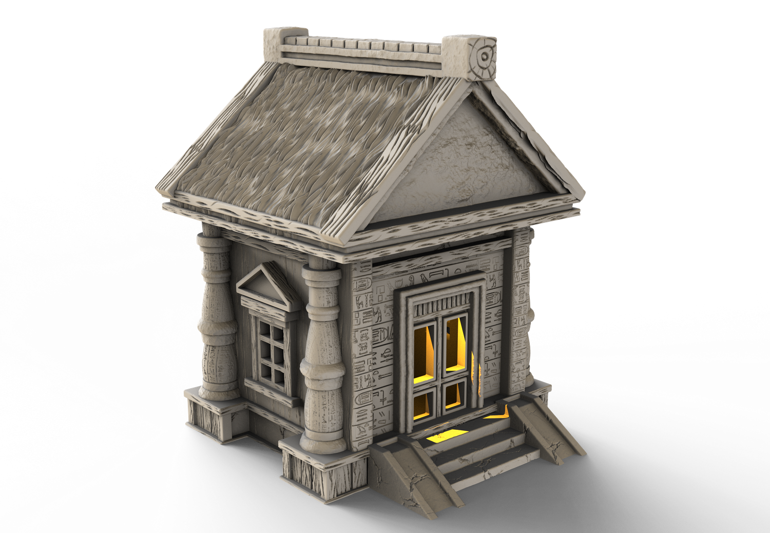 Ancient Egypt House 4 , stl file For Fantasy, Ancient and Medieval