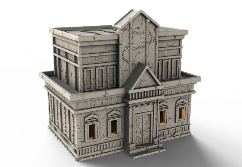 Ancient Egypt House 2 , stl file For Fantasy, Ancient and Medieval