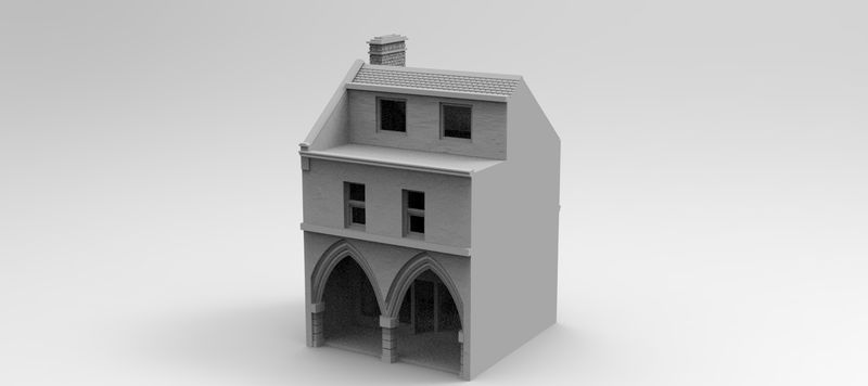 Eglise House 22 , stl file WW2, Modern Warfare
