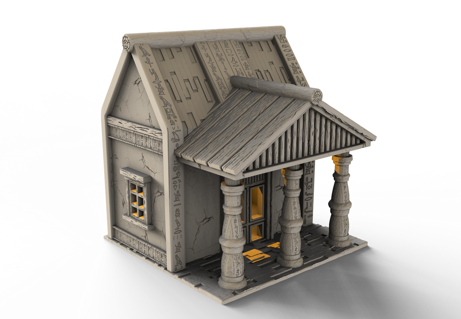 Ancient Egypt House 5 , stl file For Fantasy, Ancient and Medieval