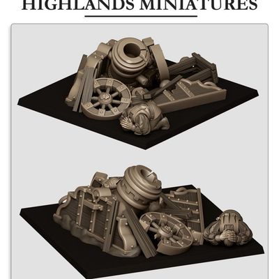 Broken Mortar - Highlands Miniatures - Sunland - The Empire of the Sun Broken Mortar - Highlands Miniatures - Sunland - The Empire of the Sun