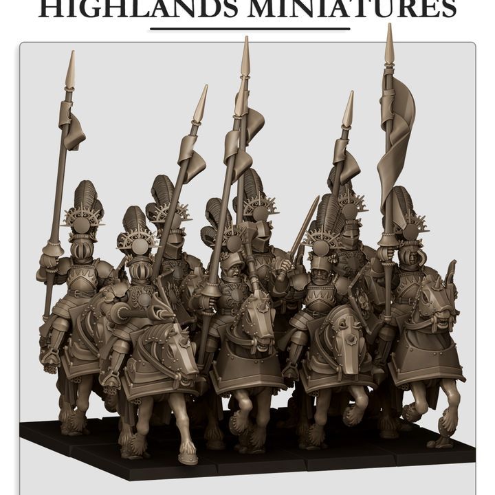 Sunland Golden Flames Knights - Highlands Miniatures - Sunland - The Empire of the Sun