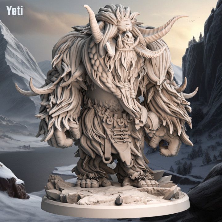 Yeti - Frost Tribe - D&D or Wargaming Miniature