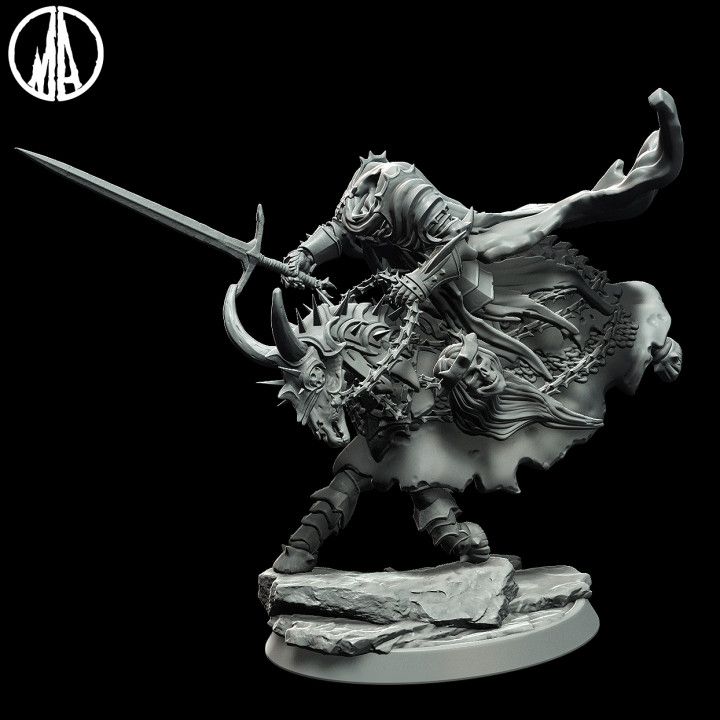 Headless Horseman - Skeletons - D&D or Wargaming Miniature