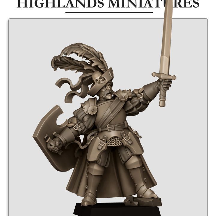 Sunland General on Foot - Highlands Miniatures - Sunland - The Empire of the Sun