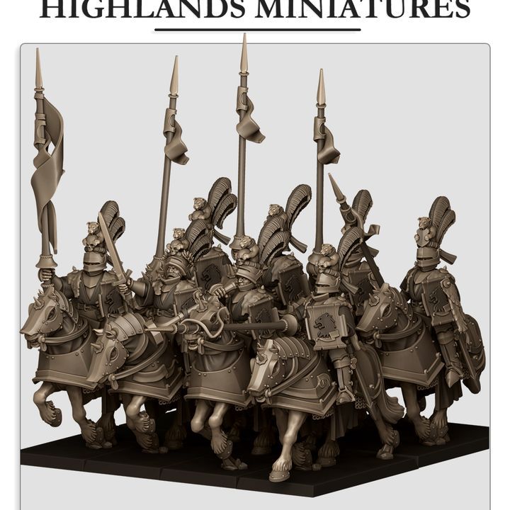 Sunland Fierce Claw Knights - Highlands Miniatures - Sunland - The Empire of the Sun