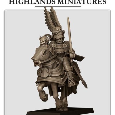 Mounted Sunland General - Highlands Miniatures - Sunland - The Empire of the Sun