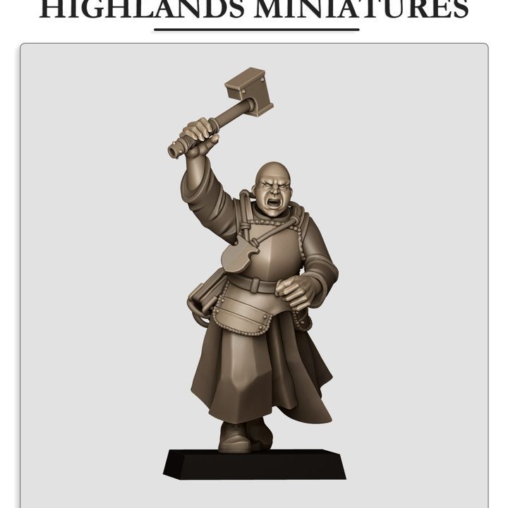 Sunland Battle Priest 2 - Highlands Miniatures - Sunland - The Empire of the Sun