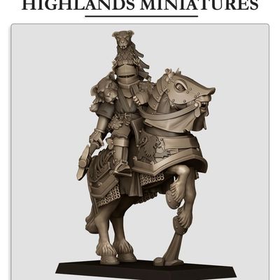 Sunland Fierce Claw Elector - Highlands Miniatures - The Empire of the Sun Sunland Fierce Claw Elector - Highlands Miniatures - The Empire of the Sun