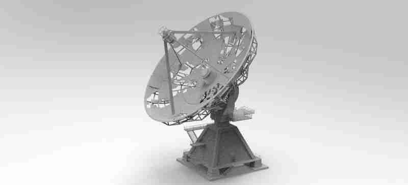 Chernobyl Satcom , stl file modern / apocalypse