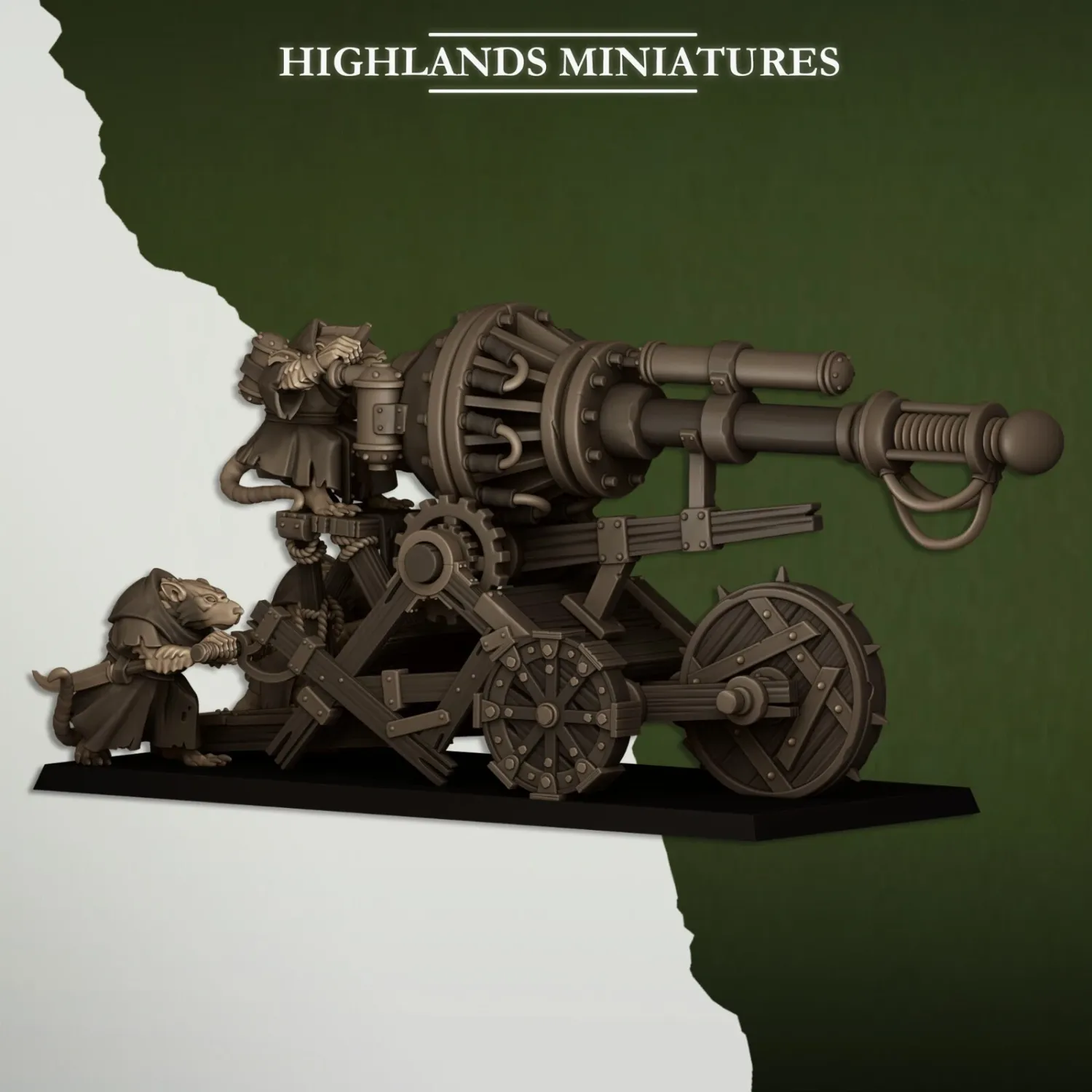 Vermin Cannon - Highlands Miniatures - Sewer Vermin