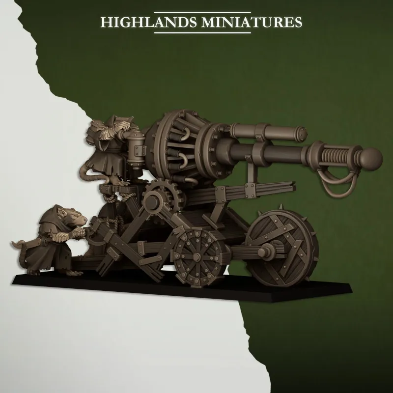 Vermin Cannon - Highlands Miniatures - Sewer Vermin