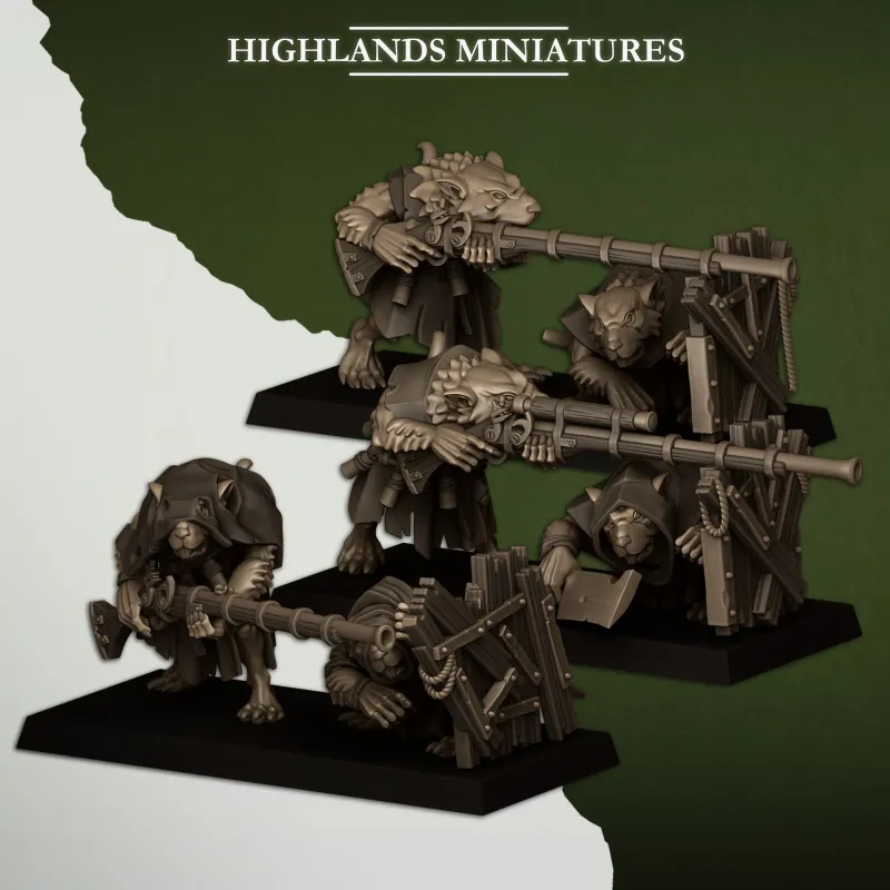 Vermin Shooters - Highlands Miniatures - Sewer Vermin
