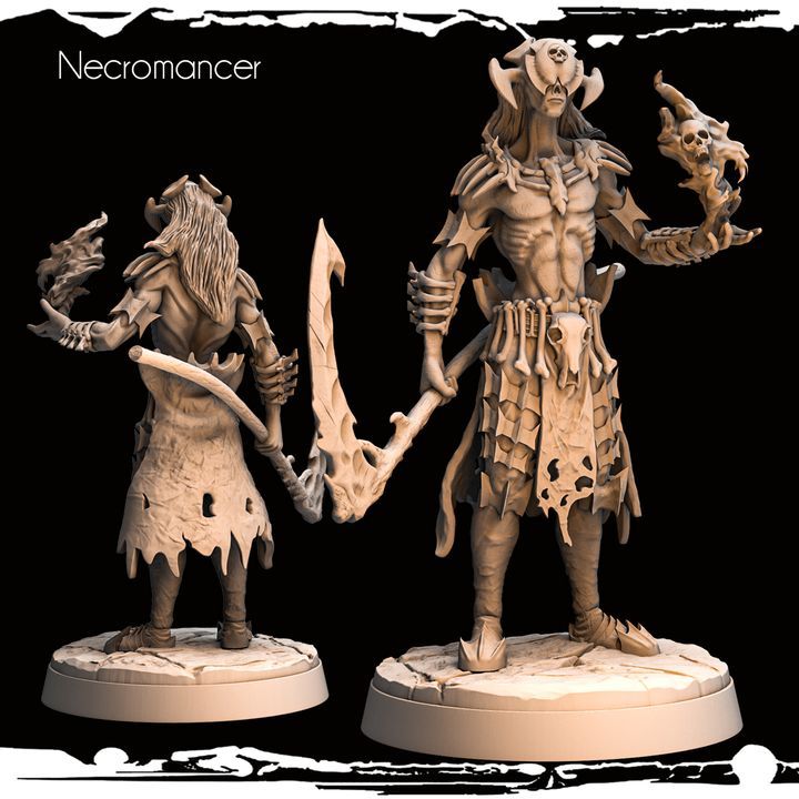 Necromancer - Skeletons - D&D or Wargaming Miniature